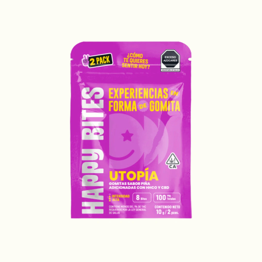 Happy Bites Utopia Gomitas de HHCO + CBD 2 piezas en Splift