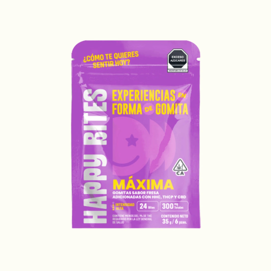 Happy Bites Maxima Gomitas de HHC + THCP + CBD 6 piezas en Splift