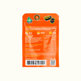 Happy Bites Aura Plus Gomitas de THC Delta 9 + Vitamina C + Cafeína + CBD 6 piezas datos nutricionales