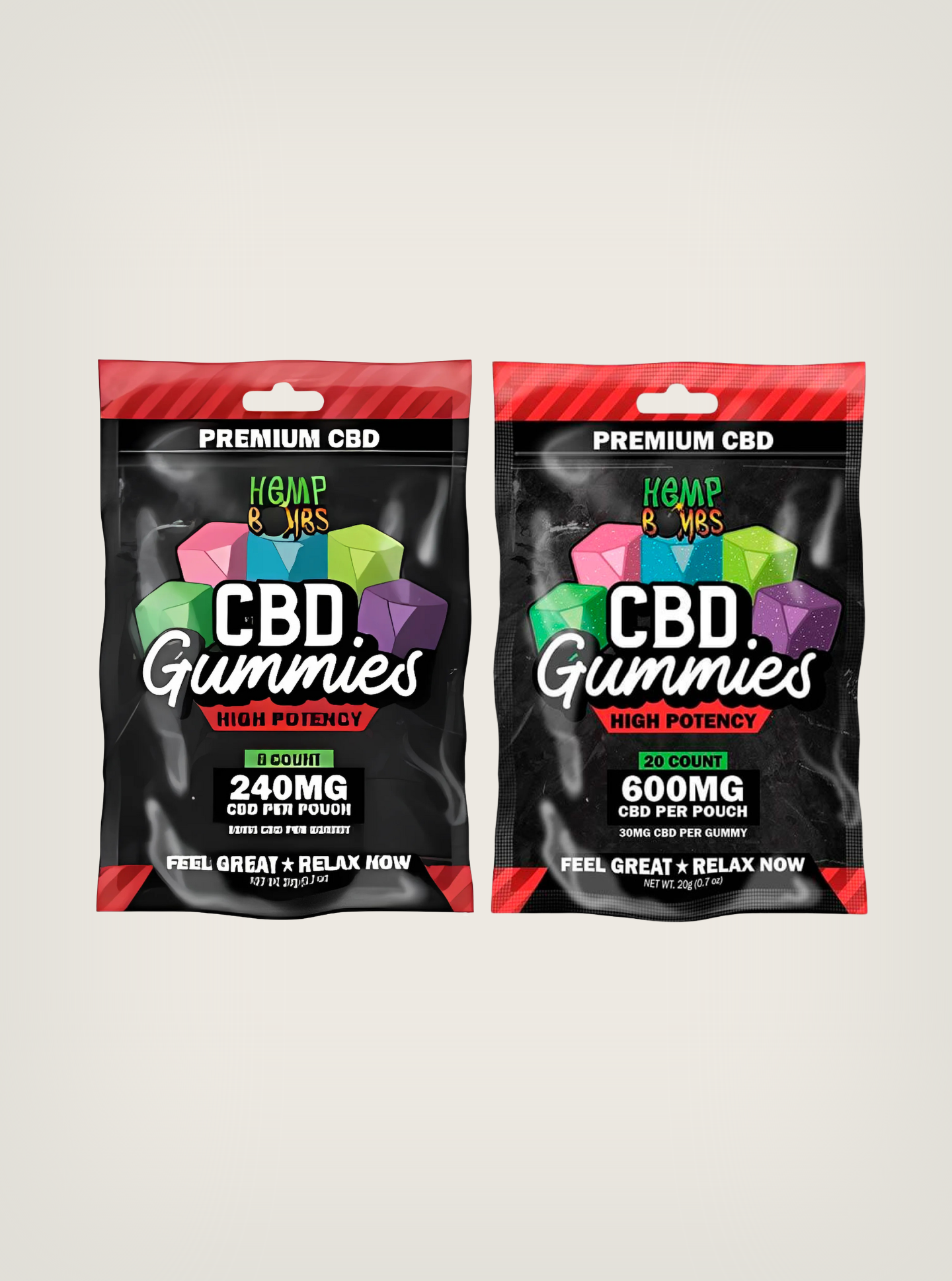 Hemp Bombs High Potency Gomitas de CBD 