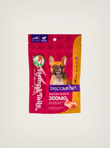 Hemp & Tails premios de CBD para perros 300mg 60 treats discomfort sabor bacon hearts