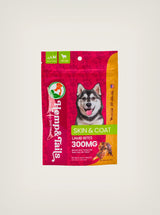 Hemp & Tails premios de CBD para perros 300mg 60 treats skin & coat sabor lamb bites