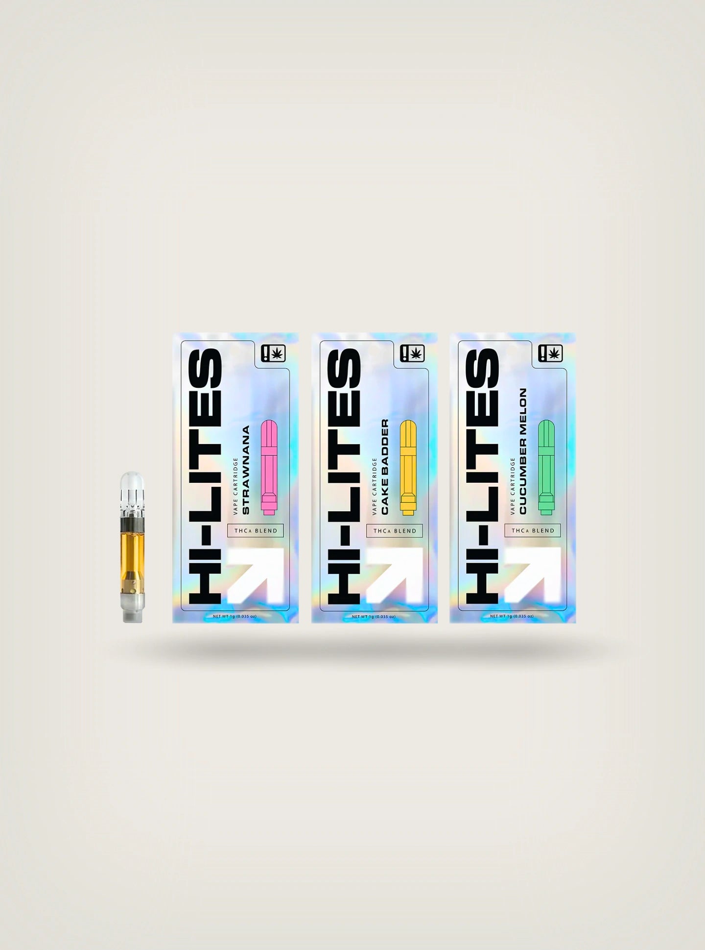 Hi Lites Cartucho de Wax Desechable THCA Blend 1 gramo 