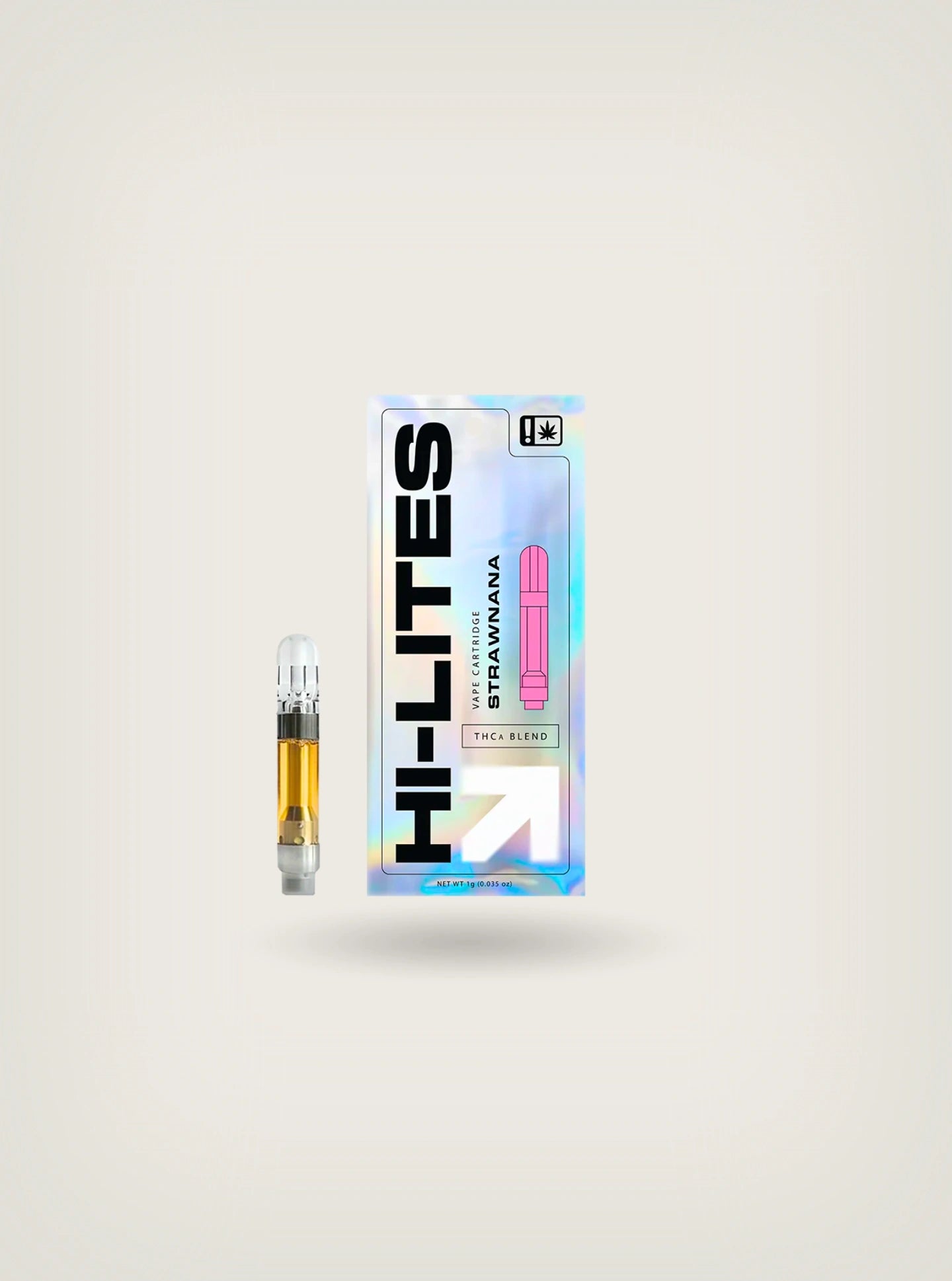 Hi Lites Cartucho de Wax Desechable THCA Blend 1 gramo strawnana