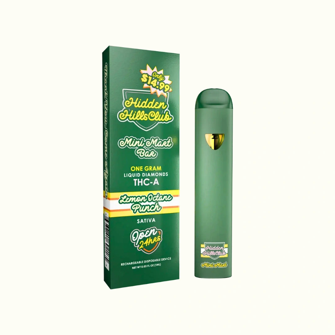 Hidden Hills Pluma de Wax Liquid Diamonds THCA 1g Lemon Octane Punch