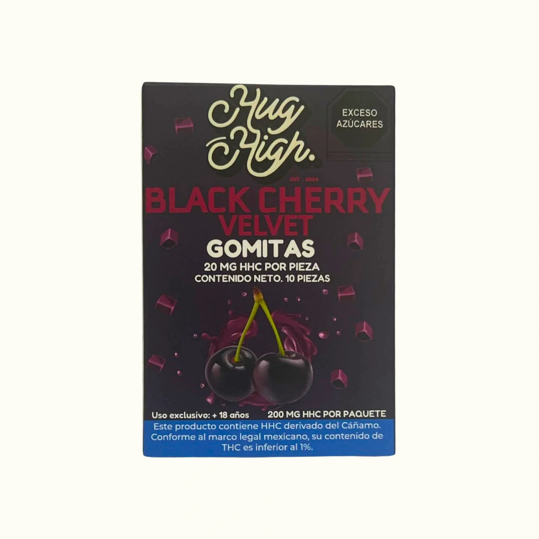Gomitas de HHC Hug High Black Cherry Velvet en Splift