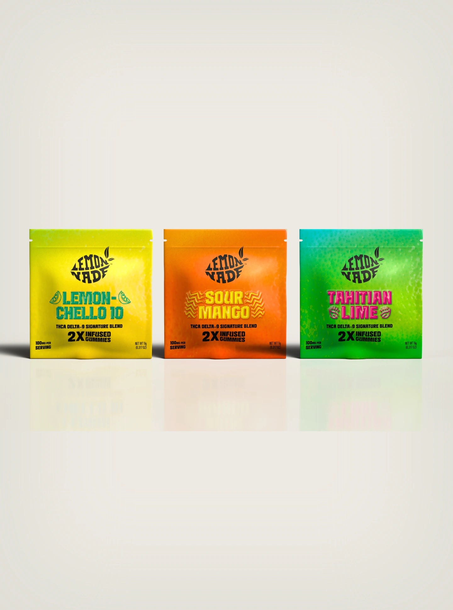 Lemonnade Gomitas mágicas, gomitas con THC, THC Gomitas THC-A con Delta-9 Portada
