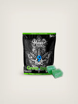 Gomitas de THC Delta 9 100mg Magic SOD 5pcs Green Apple