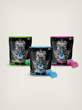 Gomitas de THC Delta 9 100mg Magic SOD 5pcs Blue Razz, Green Apple, Cherry
