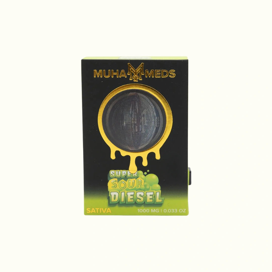Muha Meds Cartuchos de wax 1g Super Sour Diesel