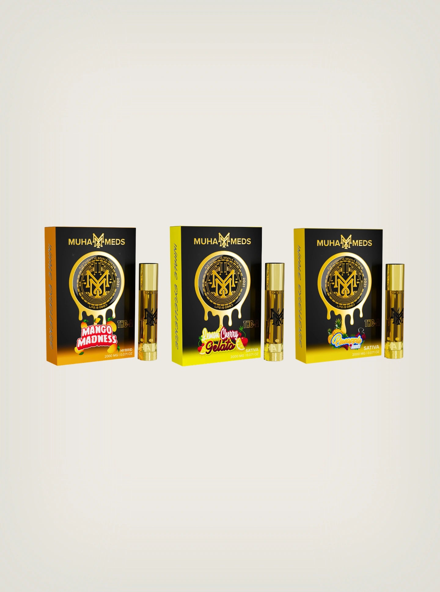Cartuchos de Wax Muha Meds, Muha Meds Wax de THCA 2gramos