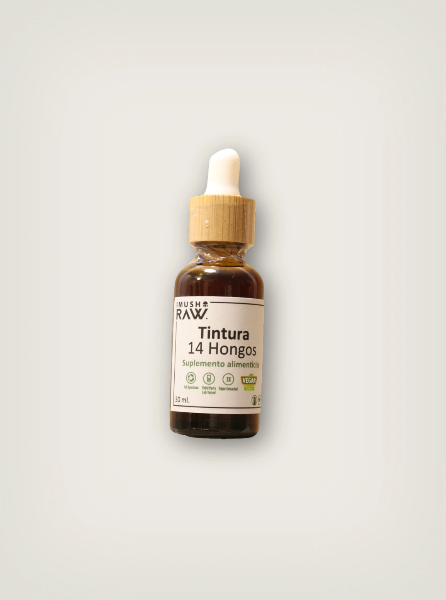 Compra la tintura de hongos adaptógenos, potente mezcla de 14 adaptógenos en forma de suplemento tintura The Canna Raw 30ml
