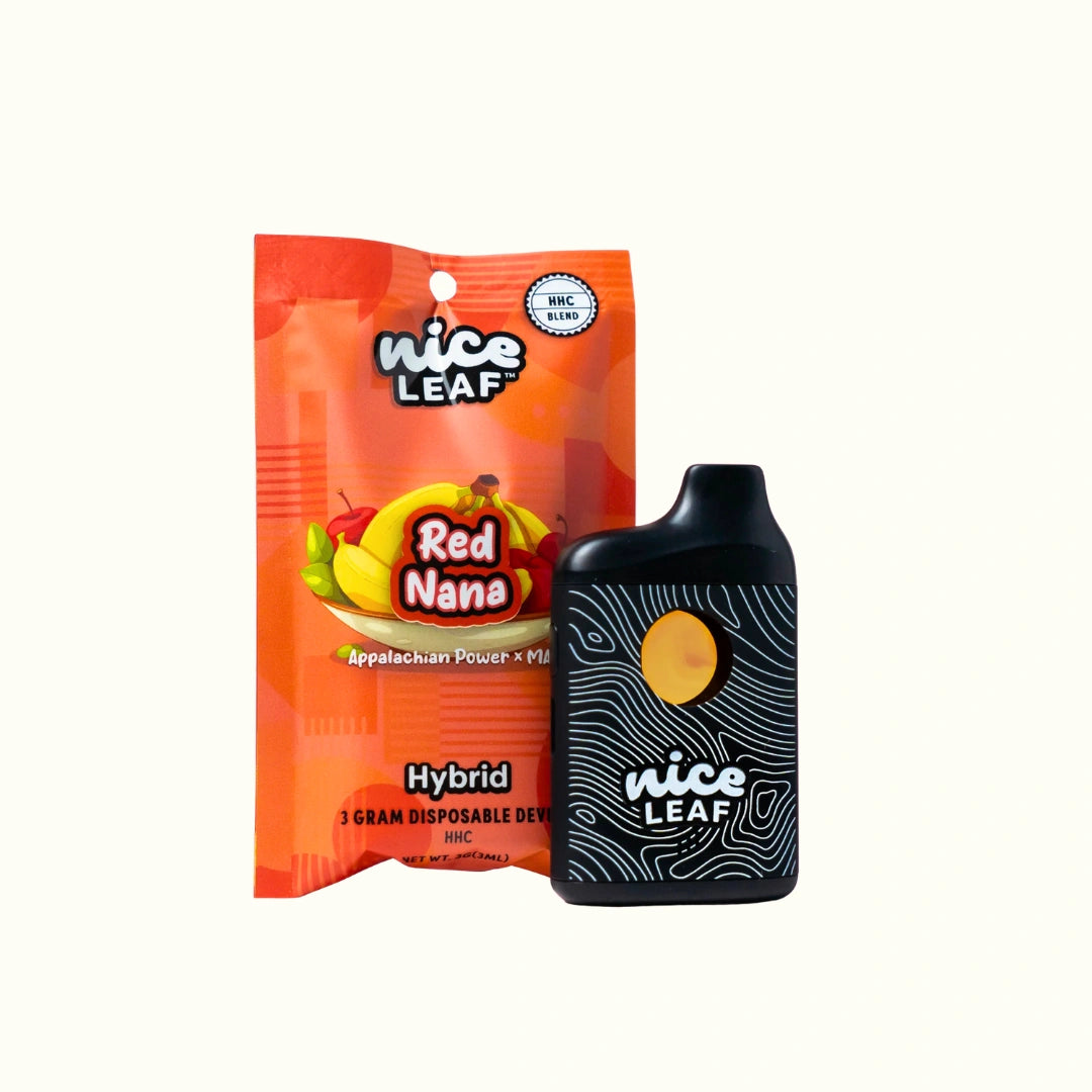 Compra plumas de wax Nice Leaf con 3g de extracto de HHC sabor Red Nana Hybrid