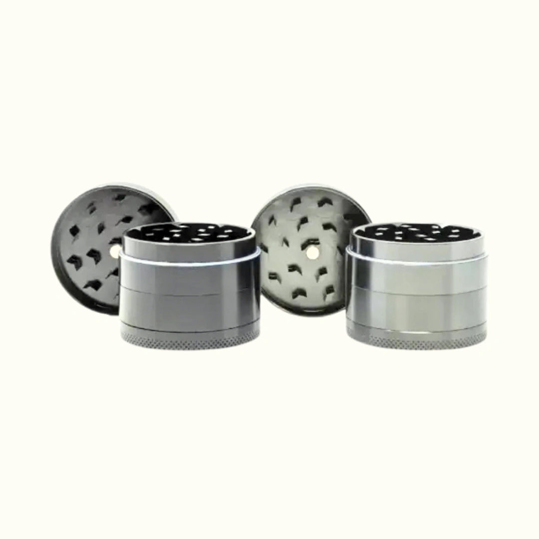 Rapper Kush grinder Pequeño de Aluminio 4 piezas 40mm color metalico