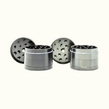 Rapper Kush grinder Pequeño de Aluminio 4 piezas 40mm color metalico