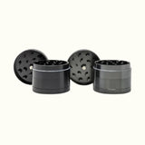 Rapper Kush grinder Pequeño de Aluminio 4 piezas 40mm negro metalico