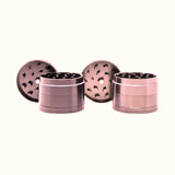 Rapper Kush grinder Pequeño de Aluminio 4 piezas 40mm rosa metalico