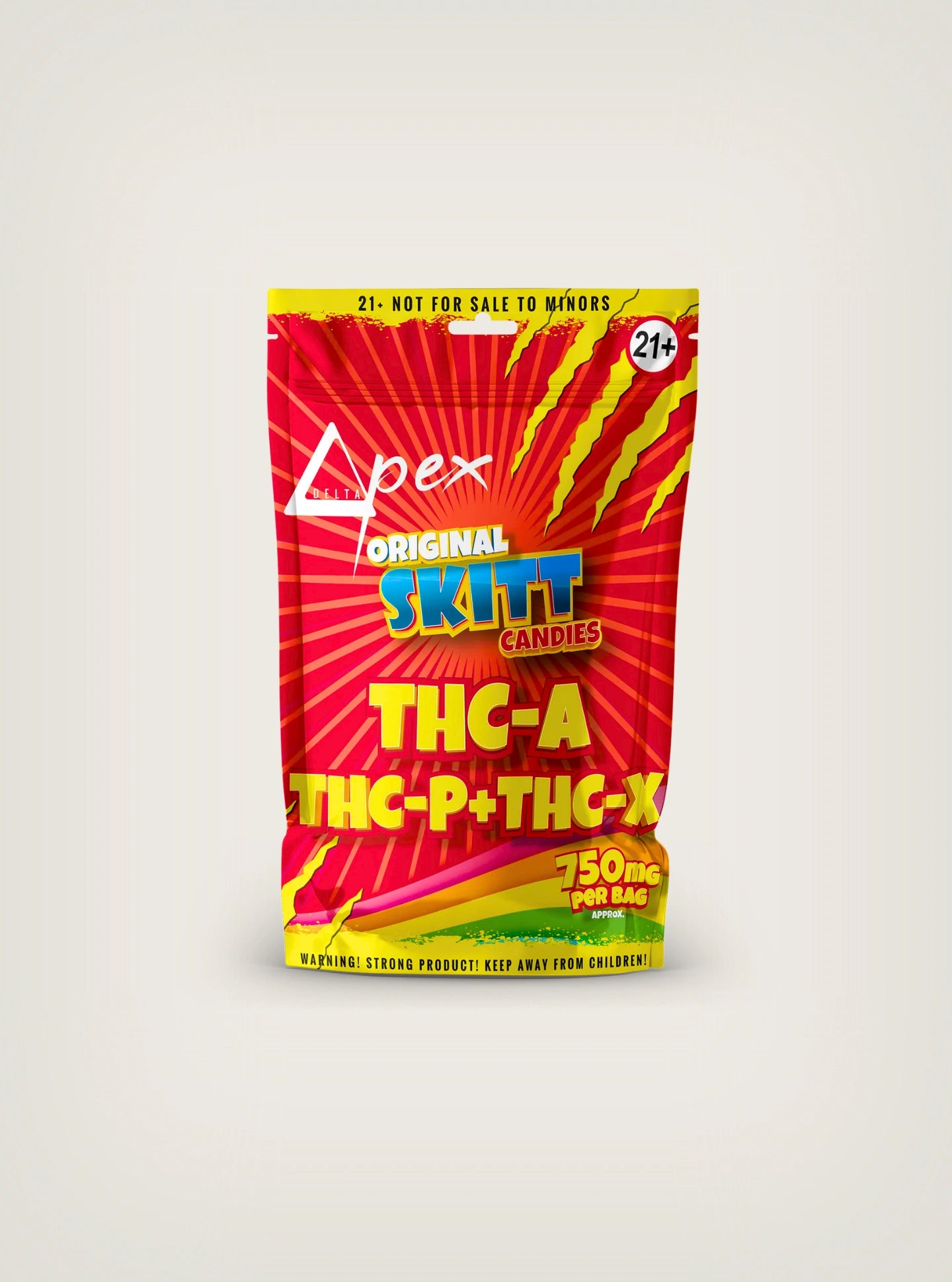 Delta Pex Dulces con THC Skittles Original