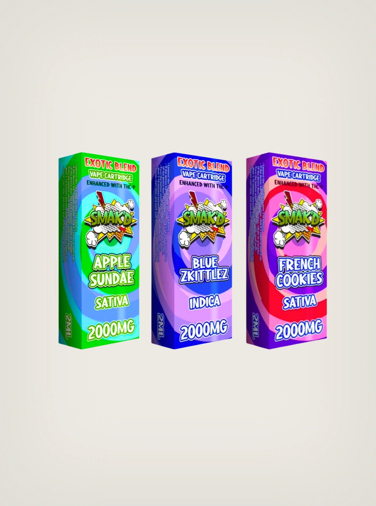 Compra Cartuchos de Wax SMAK'D 2G