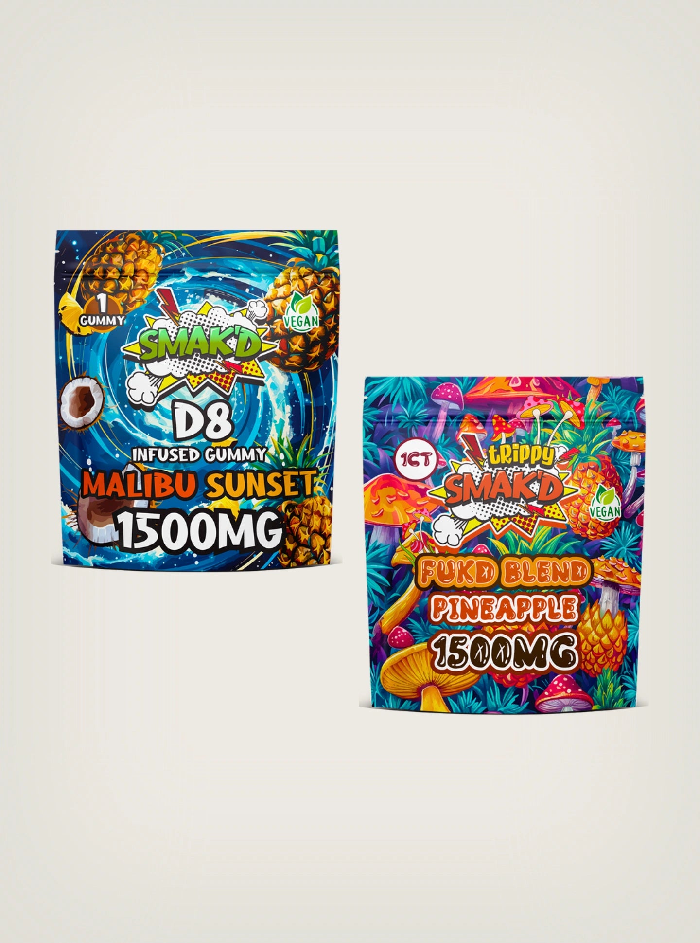 SMAKD Gomitas con THC 1500mg Portada