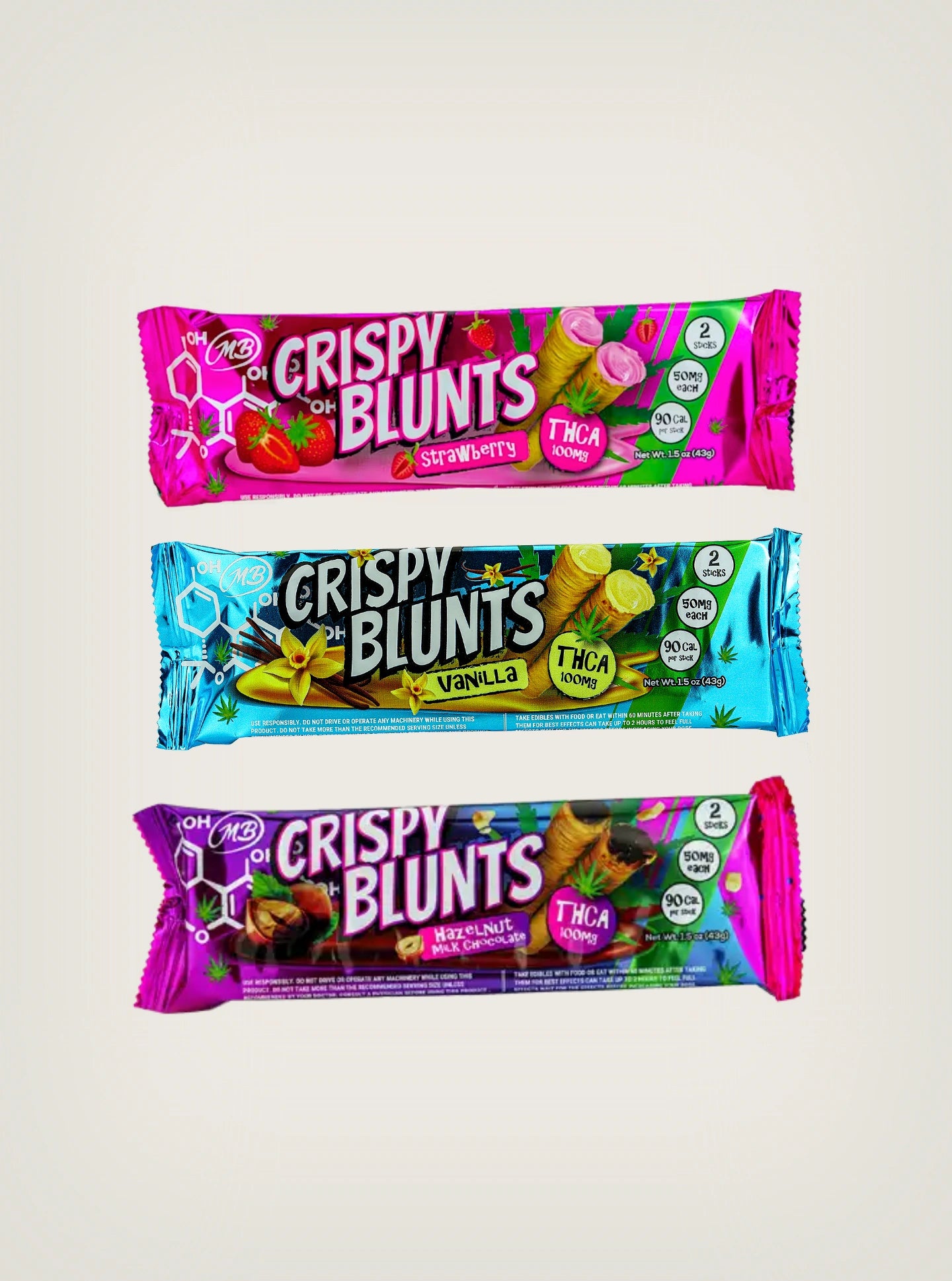STNR Galletas con THC Crispy Blunts 