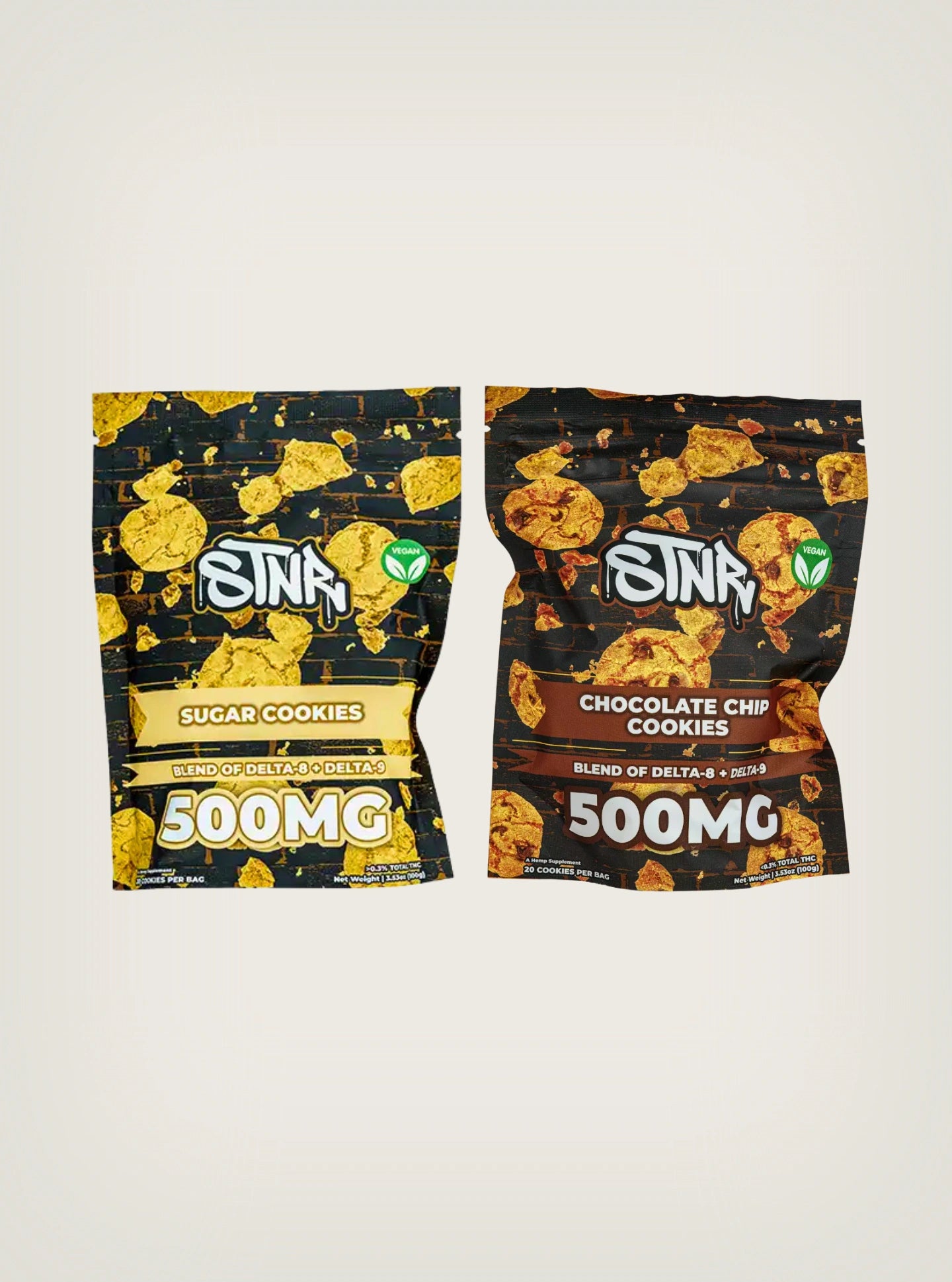 STNR Galletas con THC Delta 9 y Delta 8 500mg
