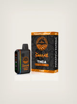 Compra plumas de wax desechables marca Serenity Hemps, plumas de wax de THCA de 8 gramos sabor pineapple express sativa