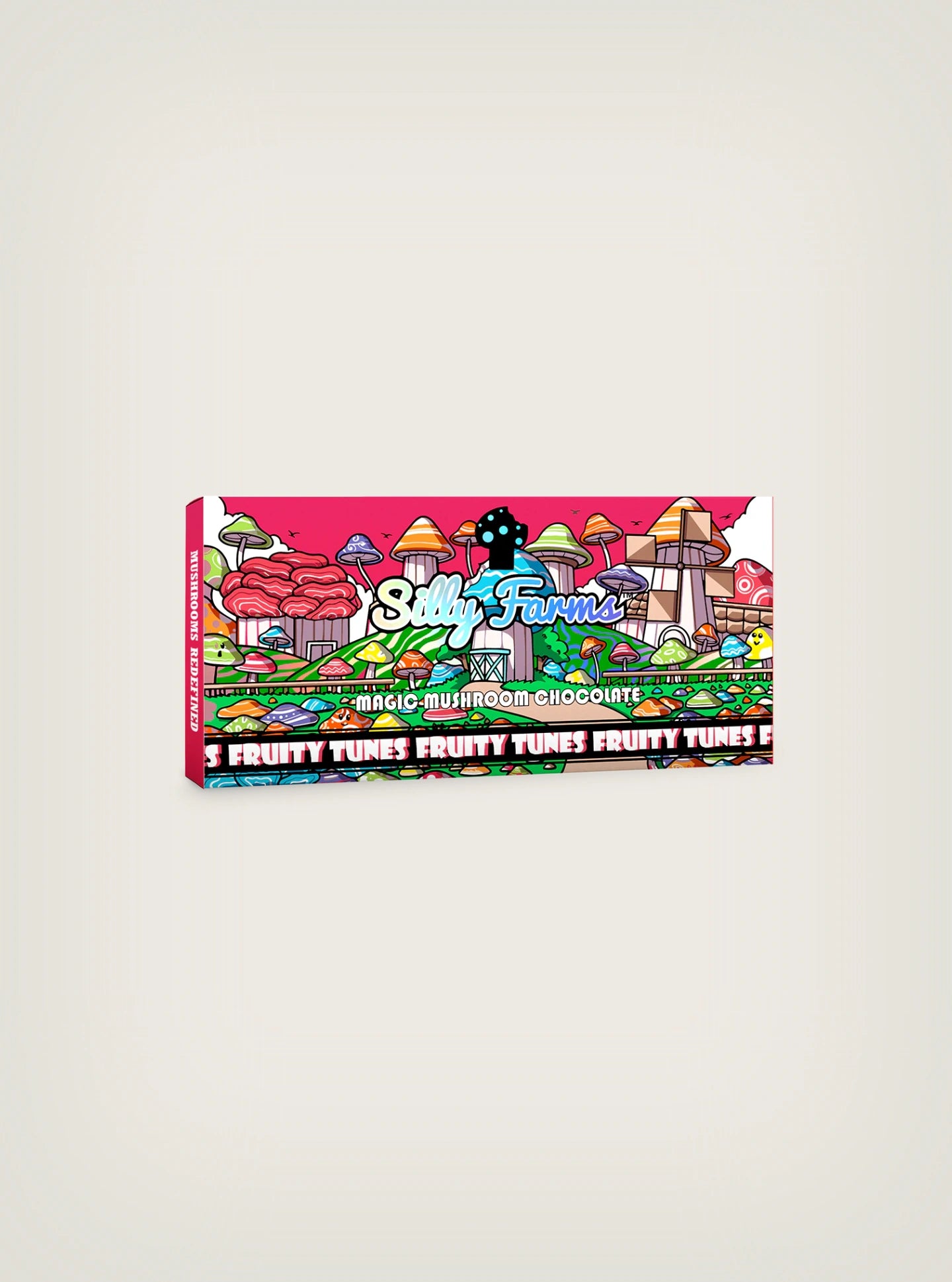 Compra hongos mágicos en chocolate Silly Farms Magic mushroom Chocolate 7 grams of silly blend fruity tunes