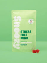 Snoozy Gomitas con THC Delta 9 y CBD Stress Free Mind Relief Gummies Strawberry Flavored
