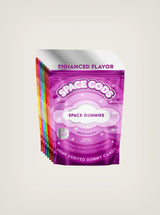 Compra Gomitas con THC Space Gods con 15mg de Delta 9 y 15mg de CBD por gomita en Splift