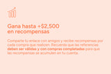 Gana hasta $2500 en recompensas
