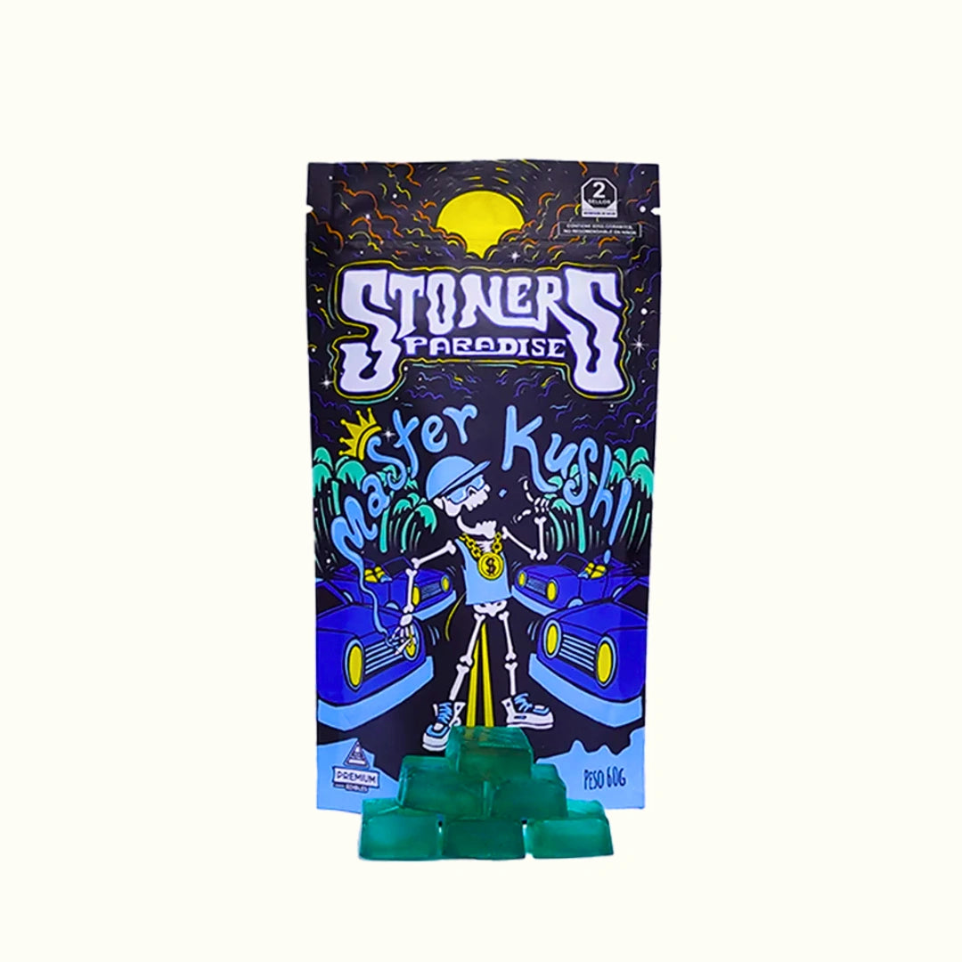 Compra en Splift Stoners Paradise Gomitas con THC Delta 9 450mg por empaque sabor Master Kush