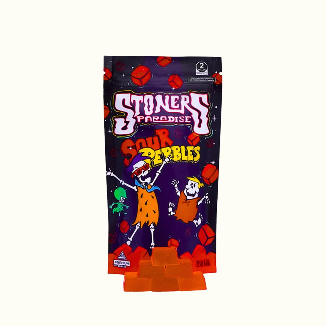 Compra en Splift Stoners Paradise Gomitas con THC Delta 9 450mg por empaque sabor Sour Pebbles