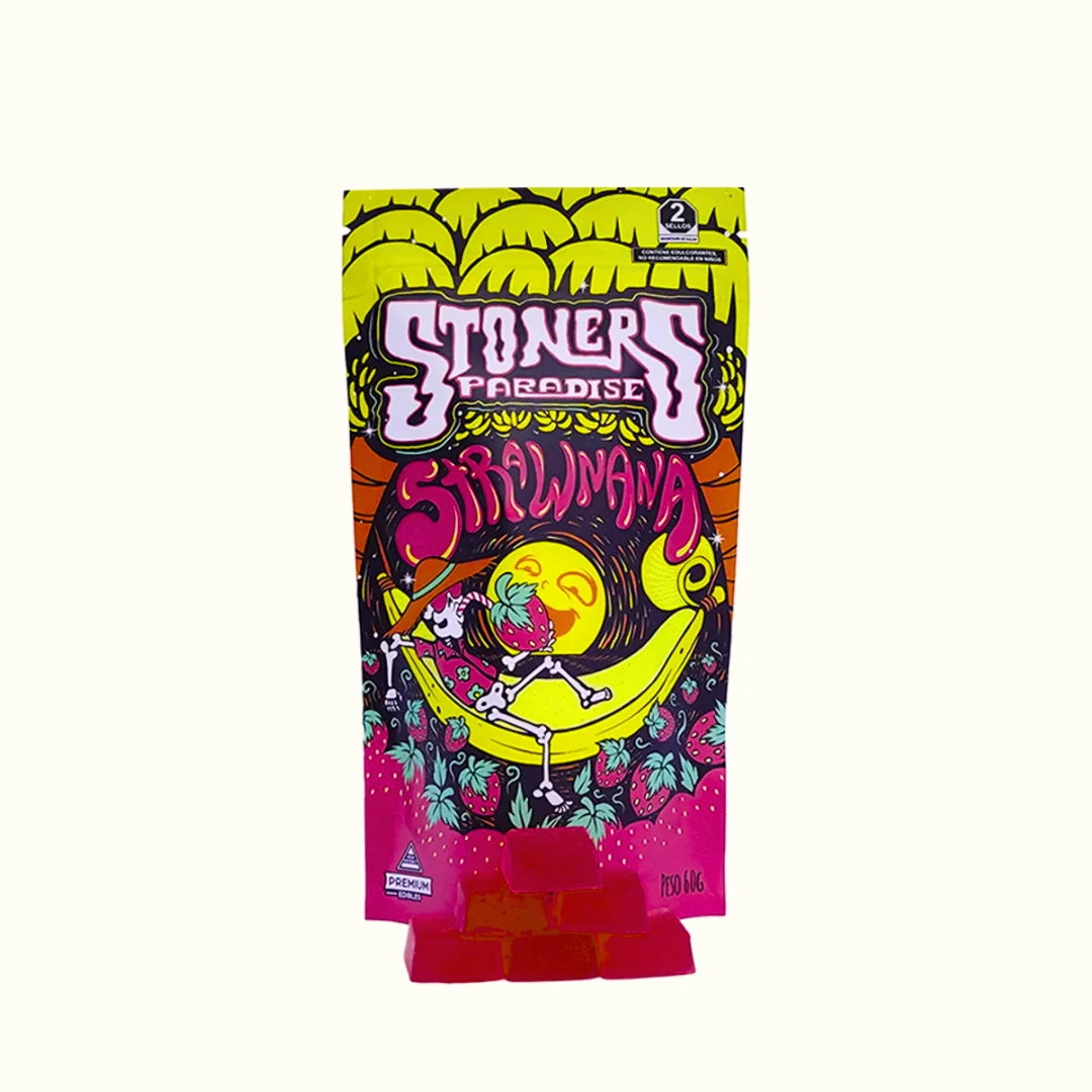 Compra en Splift Stoners Paradise Gomitas con THC Delta 9 450mg por empaque sabor Strawnana