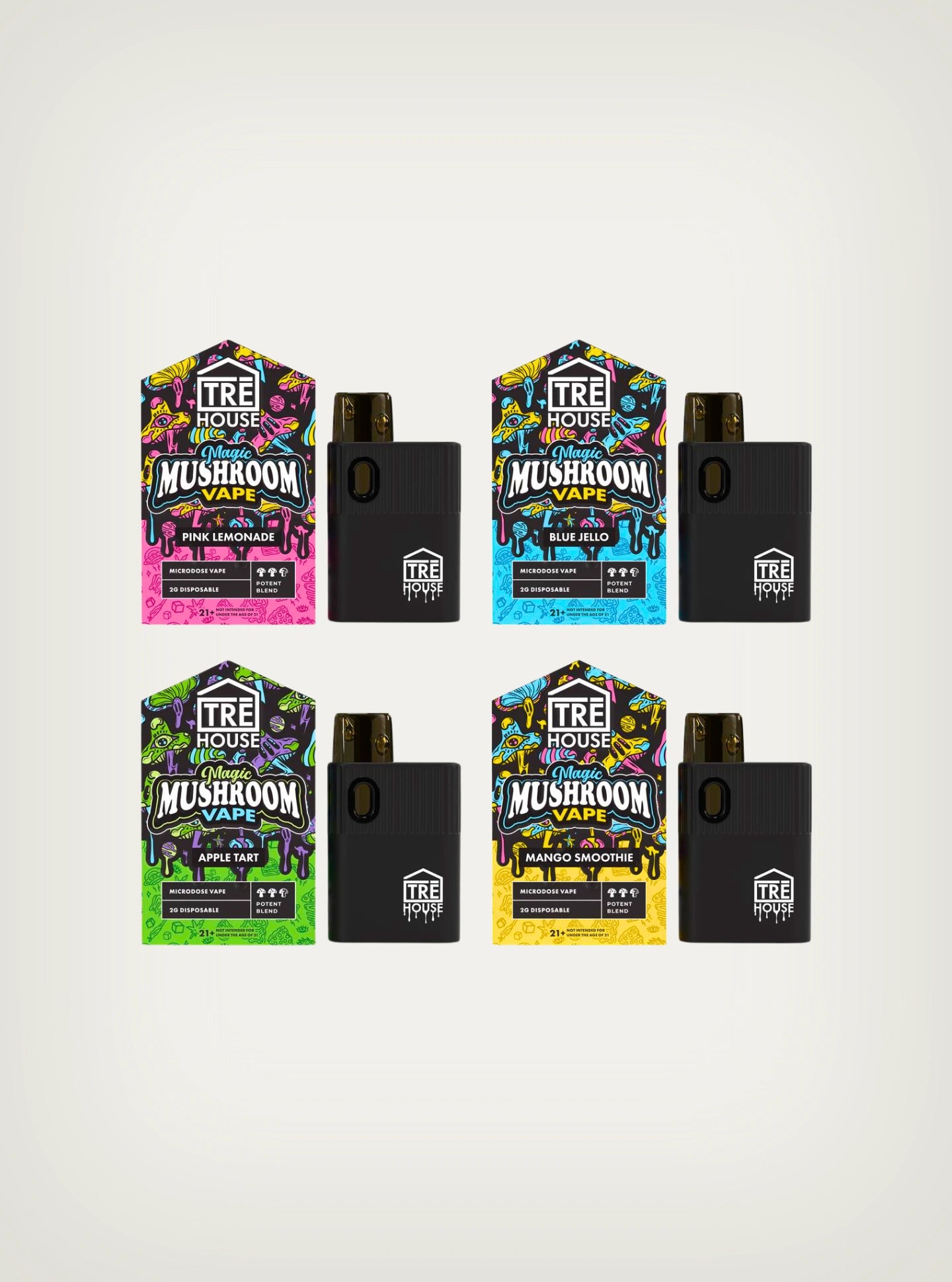 Compra Magic Mushroom Pens de TRE House, disfruta de hongos mágicos en formato shroom vapes.