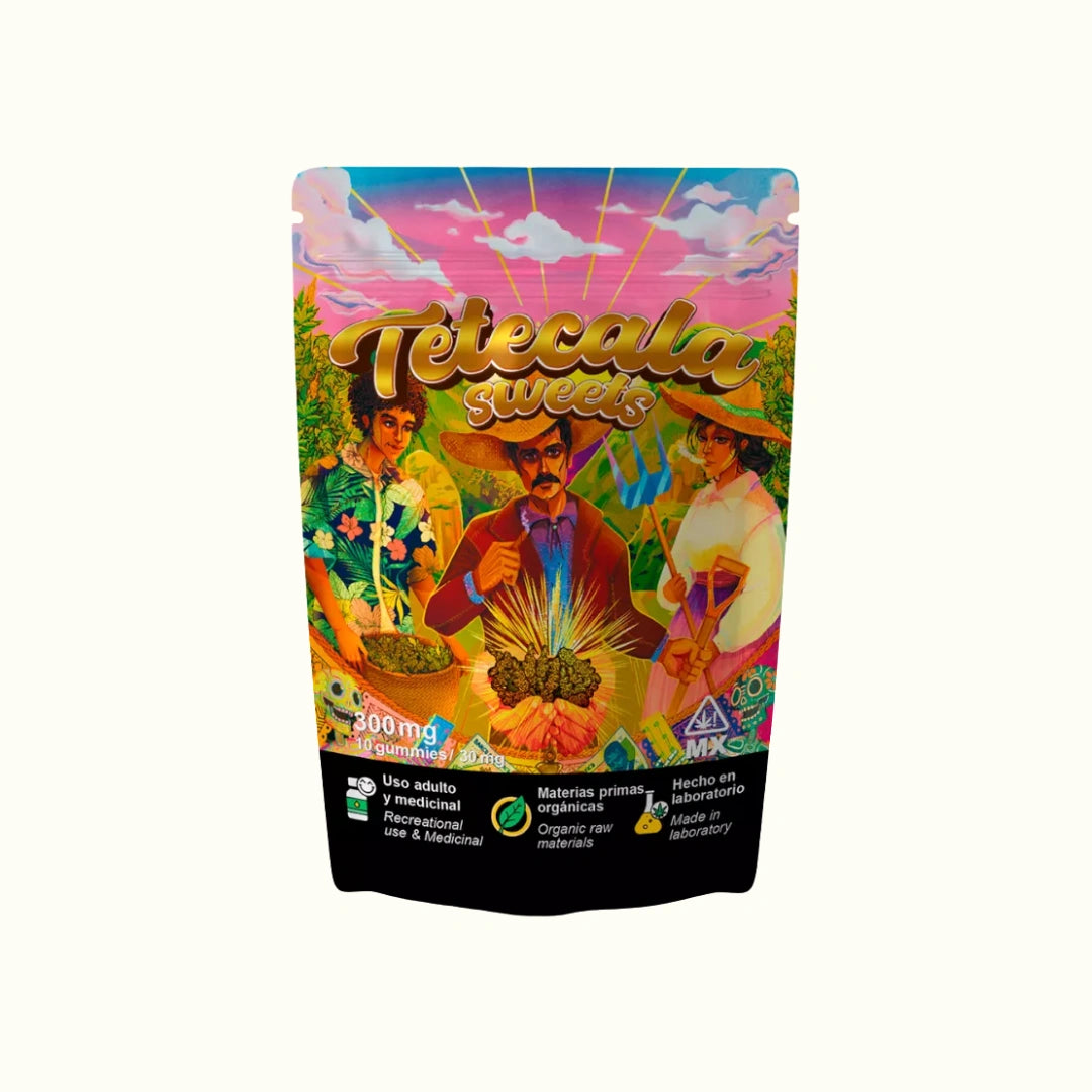Tetecala Sweets gomitas con THC Delta 9 300mg 10 piezas