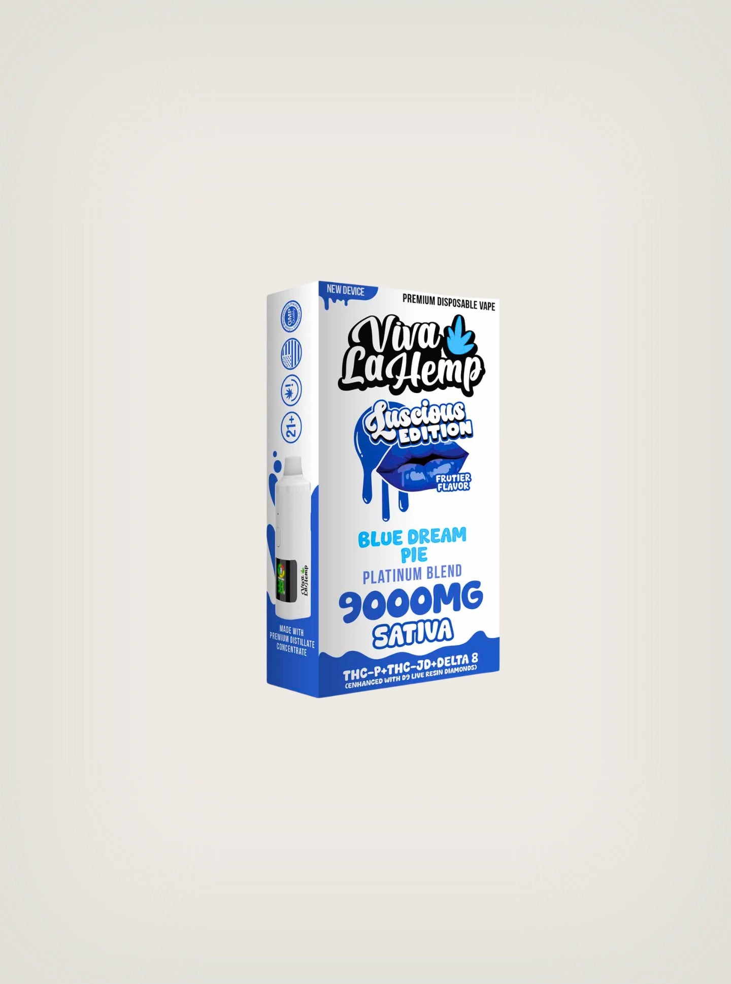 Viva La Hemp pluma de wax desechable de 9 gramos blue dream sativa