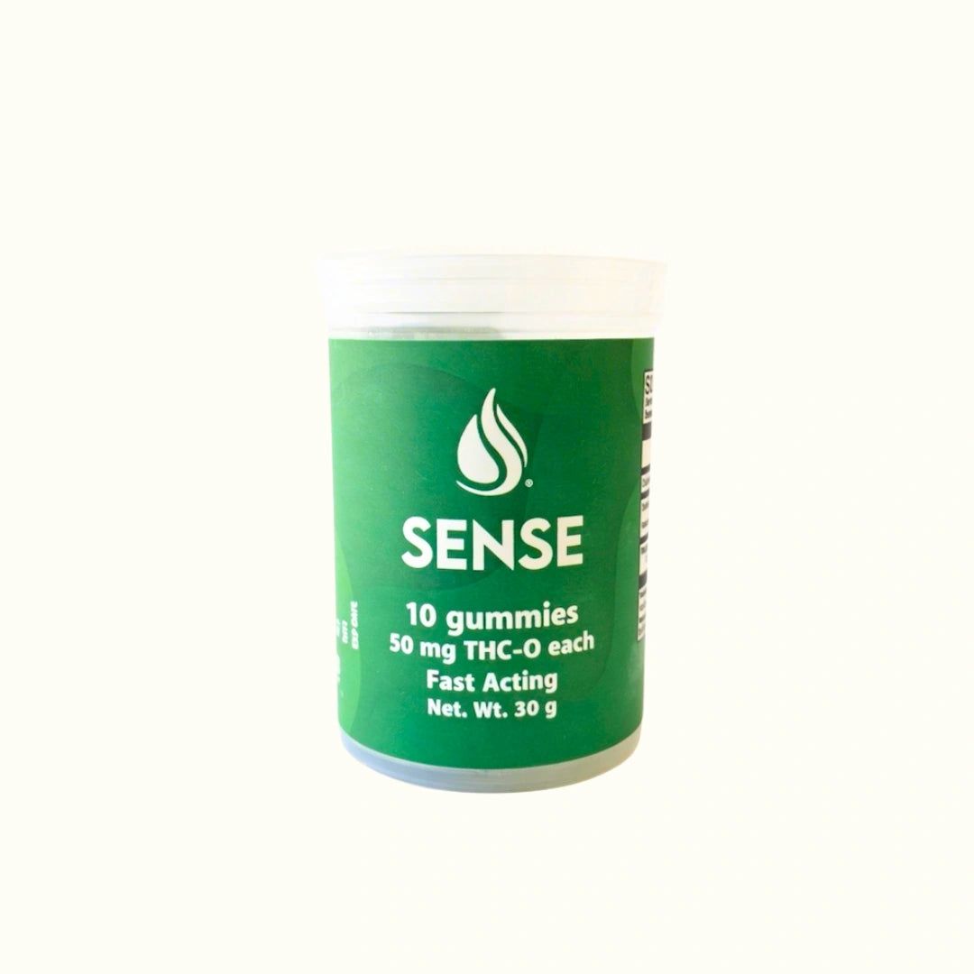 Sense Gomitas de THCO Fast Acting 50mg/pza 10pzas