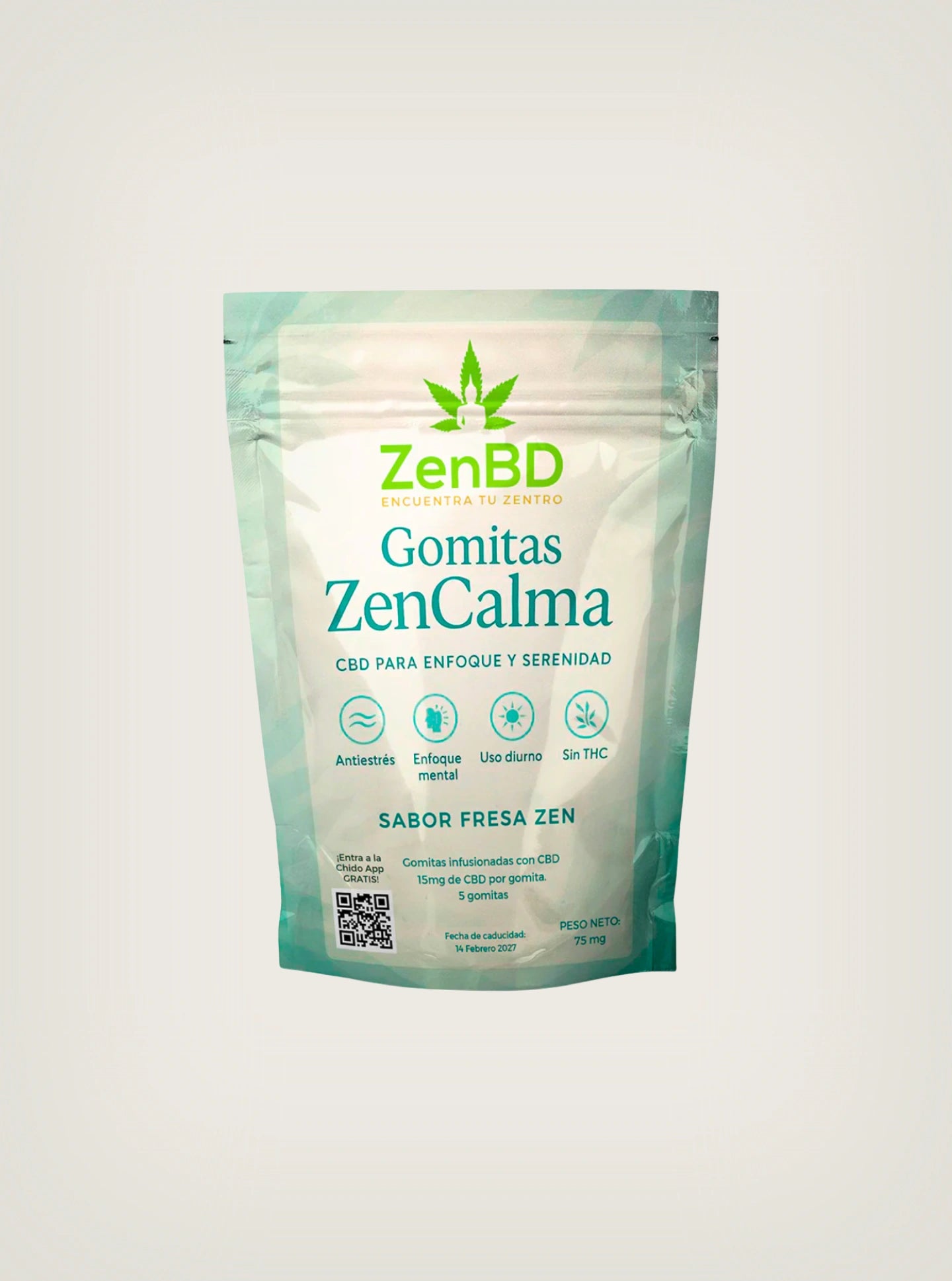 ZenBD gomitas infusionadas con CBD 75mg por pieza en Splift