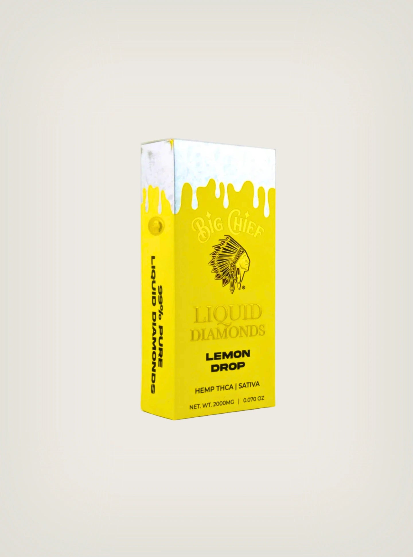 Big Chief Pluma de Wax THCA Liquid Diamonds 2 gramos lemon drop