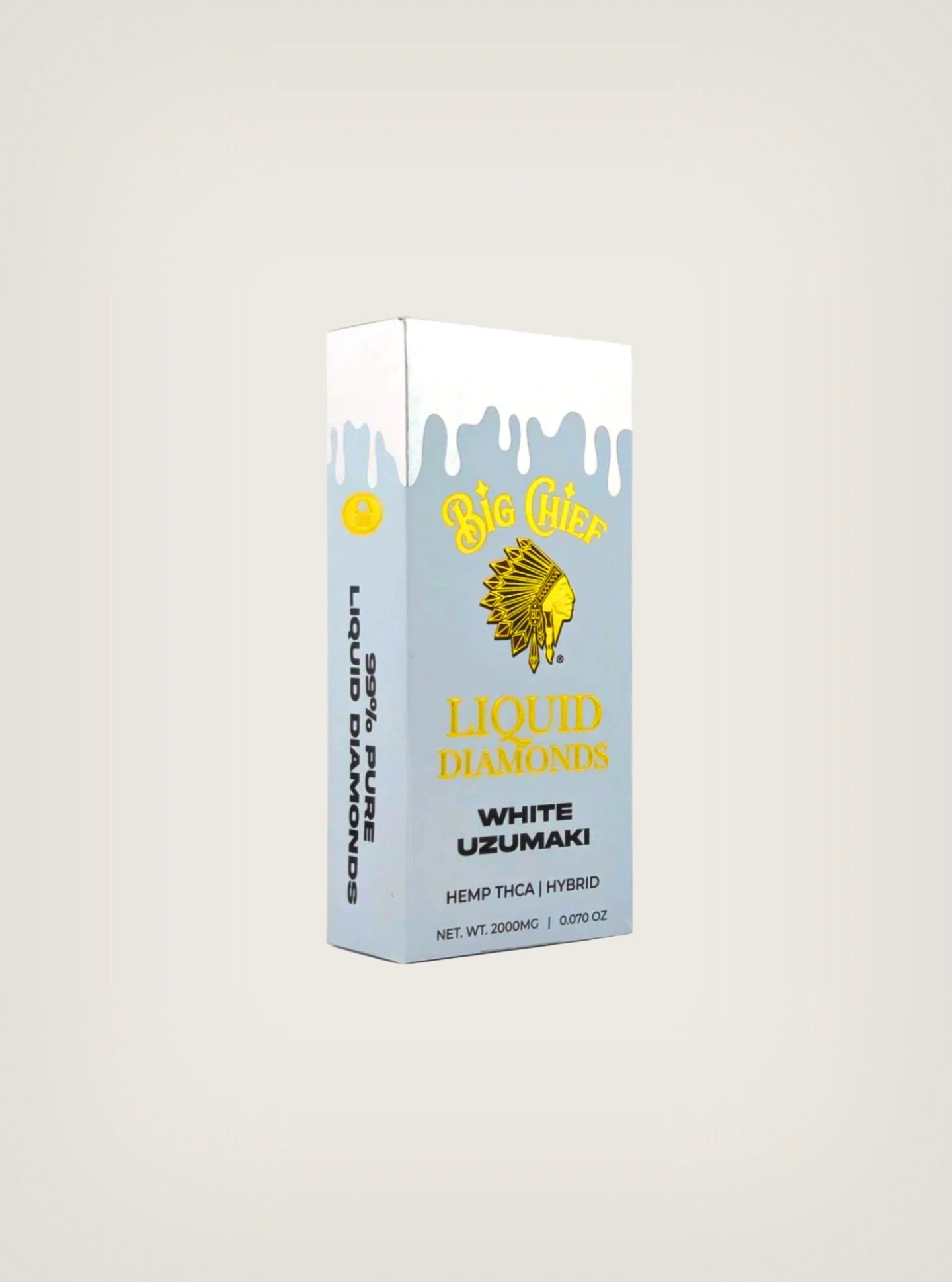 Big Chief Pluma de Wax THCA Liquid Diamonds 2 gramos white uzumaki