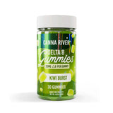 Canna River Gomitas THC Delta 8 25mg 30 Gummies Kiwi Burst Splift México