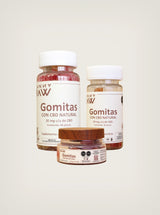 Compra cannabidiol en México con las gomitas de CBD con cannabis marca The Canna Raw con 20mg de CBD por pieza. 