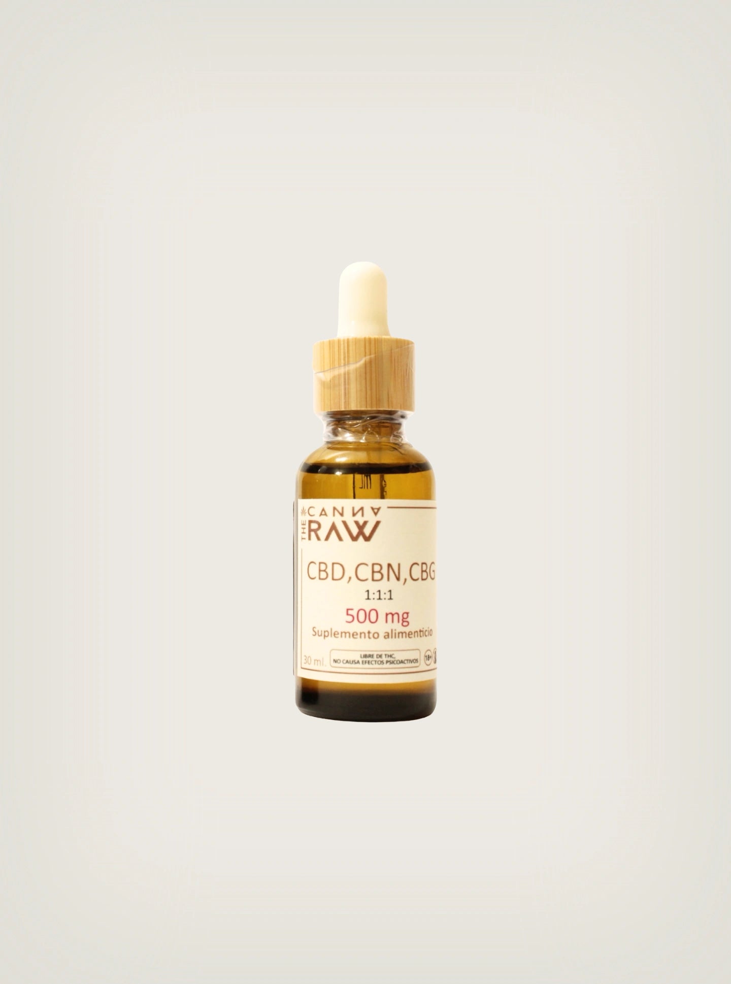 Compra gotas de CBD The Canna Raw con aceite de CBD, CBN y CBG 500mg