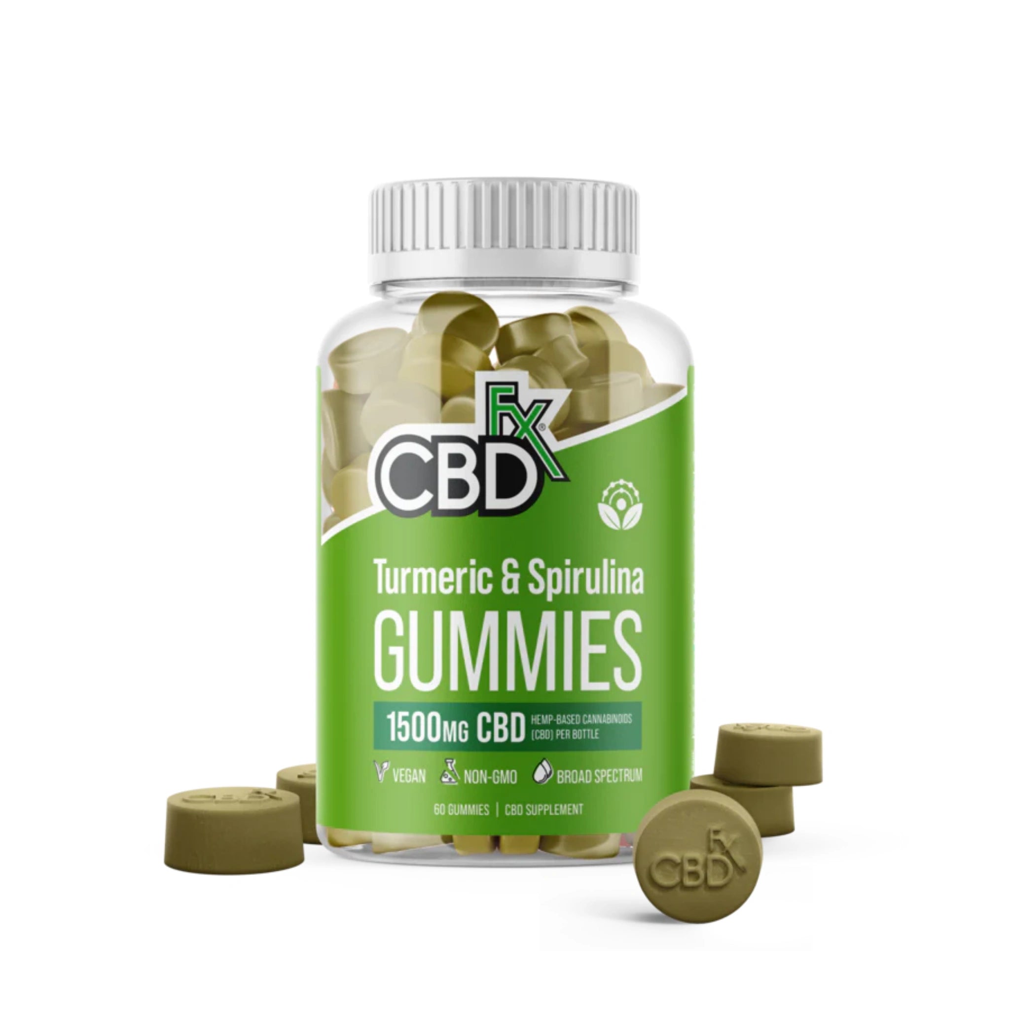 CBDFx Gomitas CBD Curcuma y Espirulina 1500mg Splift Mexico
