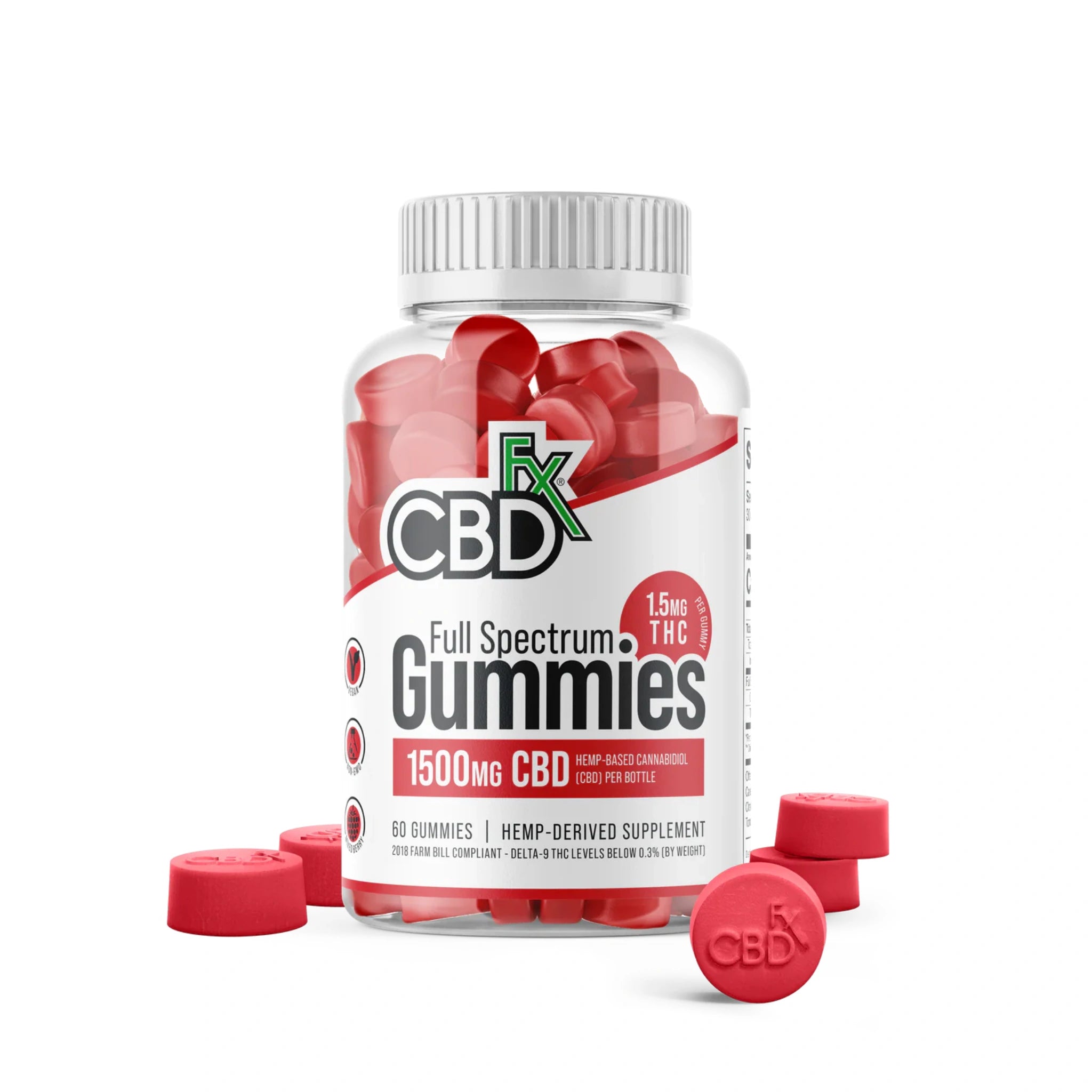 CBDFx Gomitas Original CBD Delta 9 THC Full Spectrum Splift Mexico