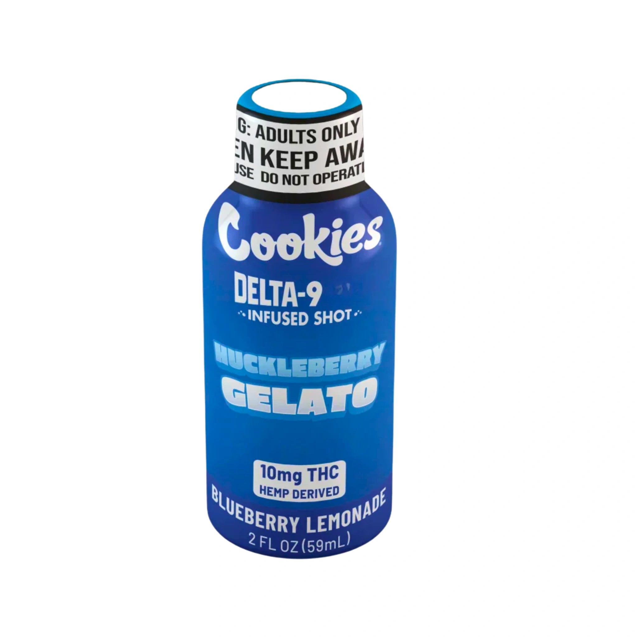 Cookies Shot con Delta 9 THC 10mg Huckleberry Gelato Detalle Splift México