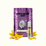 Cartuchos de wax desechable HHC 1g Gods Beard Cult Banana Candy Indica