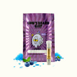 Cartuchos de wax desechable HHC 1g Gods Beard Cult Blue Icee Indica