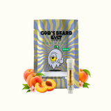 Cartuchos de wax desechable HHC 1g Gods Beard Cult Peaches Hybrid